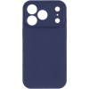 Чехол Silk Full Camera Protective (AA) NO LOGO для Apple iPhone 17 Pro Max (6.9") Синий / Deep navy