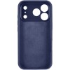 Чехол Silk Full Camera Protective (AA) NO LOGO для Apple iPhone 17 Pro Max (6.9") Синий / Deep navy