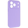 Чохол Silk Full Camera Protective (AA) NO LOGO для Apple iPhone 17 Pro Max (6.9") Бузковий / Dasheen