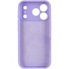 Чохол Silk Full Camera Protective (AA) NO LOGO для Apple iPhone 17 Pro Max (6.9") Бузковий / Dasheen