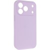 Чохол Silk Full Camera Protective (AA) NO LOGO для Apple iPhone 17 Pro Max (6.9") Бузковий / Lilac