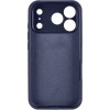 Чехол Silk Full Camera Protective (AA) NO LOGO для Apple iPhone 17 Pro Max (6.9") Темно-синий / Midnight blue