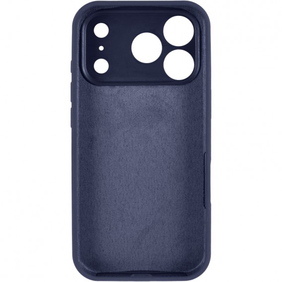 Чехол Silk Full Camera Protective (AA) NO LOGO для Apple iPhone 17 Pro Max (6.9") Темно-синий / Midnight blue Чехол Silk Full Camera Protective (AA) NO LOGO для Apple iPhone 17 Pro Max (6.9") Темно-синий / Midnight blue
