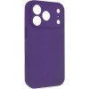 Чохол Silk Full Camera Protective (AA) NO LOGO для Apple iPhone 17 Pro Max (6.9") Фіолетовий / Amethyst