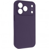 Силиконовый чехол для iPhone 18 Pro Max / 17 Pro Max Silk Full Camera Protective, силикон, фиолетовый / Elderberry