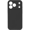 Чохол Silk Full Camera Protective (AA) NO LOGO для Apple iPhone 17 Pro Max (6.9") Чорний / Black