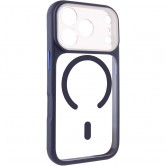 Чехол для iPhone 18 Pro / iPhone 17 Pro TPU+PC GETMAN Moon Clear with MagSafe (6.3") Blue Чехол для iPhone 18 Pro / iPhone 17 Pro TPU+PC GETMAN Moon Clear with MagSafe (6.3") Blue