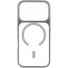 Чохол TPU+PC GETMAN Moon Clear with MagSafe для Apple iPhone 17 Pro (6.3") Grey