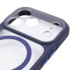 Чохол TPU+PC GETMAN Moon Clear with MagSafe для Apple iPhone 17 Pro Max (6.9") Blue