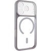 Чохол TPU+PC GETMAN Moon Clear with MagSafe для Apple iPhone 17 Pro Max (6.9") Grey