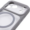 Чохол TPU+PC GETMAN Moon Clear with MagSafe для Apple iPhone 17 Pro Max (6.9") Grey