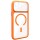 Чохол TPU+PC GETMAN Moon Clear with MagSafe для Apple iPhone 17 Pro Max (6.9") Orange