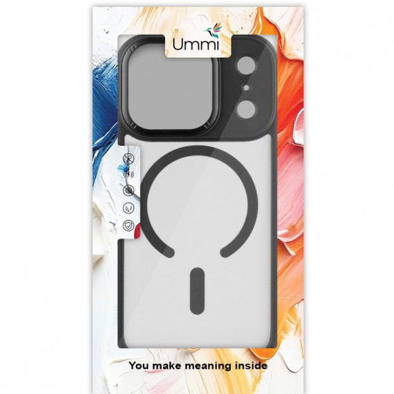Чохол Ummi Ultimate with MagSafe для Apple iPhone 17 Pro (6.3") Black Чохол Ummi Ultimate with MagSafe для Apple iPhone 17 Pro (6.3") Black