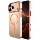 Чехол для iPhone 18 Pro Max / 17 Pro Max Epik Space Case Apex with MagSafe, TPU, оранжевый / Papaya Чехол для iPhone 18 Pro Max / 17 Pro Max Epik Space Case Apex with MagSafe, TPU, оранжевый / Papaya