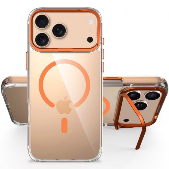 Чохол TPU Space Case Apex with MagSafe для Apple iPhone 17 Pro Max (6.9") Papaya Чохол TPU Space Case Apex with MagSafe для Apple iPhone 17 Pro Max (6.9") Papaya