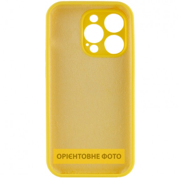 Чохол Silk Full Camera Protective (AA) NO LOGO для Apple iPhone 17 Air (6.5") Жовтий / Yellow Чохол Silk Full Camera Protective (AA) NO LOGO для Apple iPhone 17 Air (6.5") Жовтий / Yellow