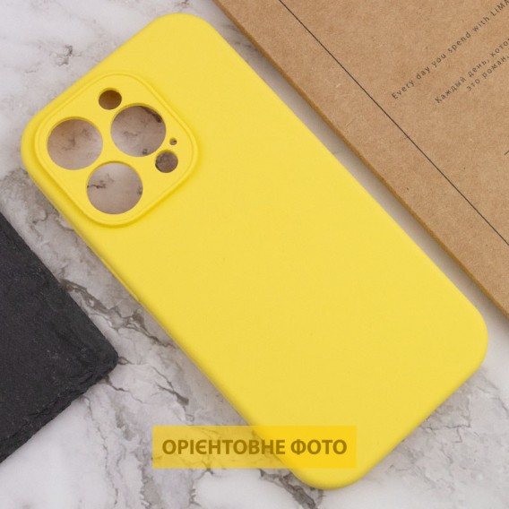 Чохол Silk Full Camera Protective (AA) NO LOGO для Apple iPhone 17 Air (6.5") Жовтий / Yellow Чохол Silk Full Camera Protective (AA) NO LOGO для Apple iPhone 17 Air (6.5") Жовтий / Yellow