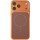 Чохол PC Textile Hybrid with Magnetic Fit для Apple iPhone 17 Pro (6.3") Orange / Brown