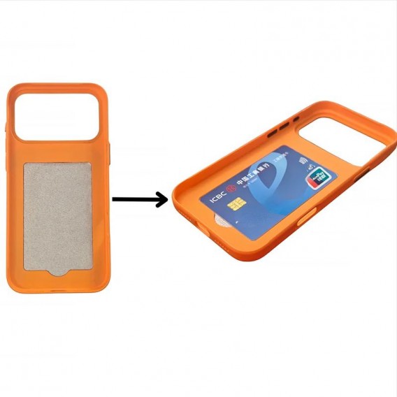 Чехол PC Textile Hybrid with Magnetic Fit для Apple iPhone 17 Pro (6.3") Orange / Brown Чехол PC Textile Hybrid with Magnetic Fit для Apple iPhone 17 Pro (6.3") Orange / Brown