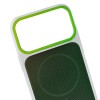 Чехол PC Textile Hybrid with Magnetic Fit для Apple iPhone 17 Pro (6.3") White / Green