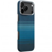 Чехол для iPhone 18 Pro / iPhone 17 Pro PC Carbon Protection Slim with MagSafe (6.3") Blue