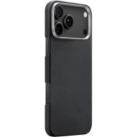 Чохол для iPhone 18 Pro Max / 17 Pro Max Carbon Protection Slim with MagSafe, полікарбонат, чорний / Black Чохол для iPhone 18 Pro Max / 17 Pro Max Carbon Protection Slim with MagSafe, полікарбонат, чорний / Black