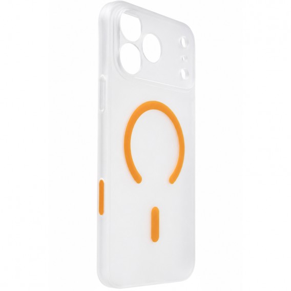 Чехол PC Slim Matte with Magnetic Fit (camera button) для Apple iPhone 17 Pro (6.3") Orange