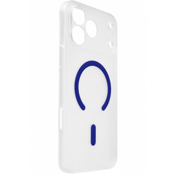 Чохол PC Slim Matte with Magnetic Fit (camera button) для Apple iPhone 17 Pro Max (6.9") Blue