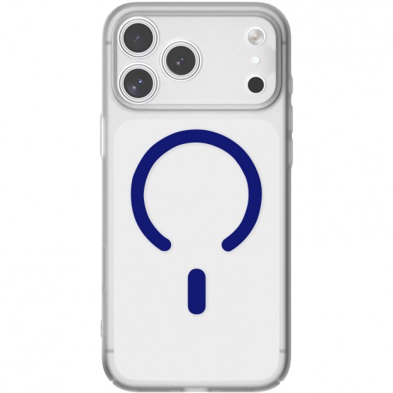 Чохол PC Slim Matte with Magnetic Fit (camera button) для Apple iPhone 17 Pro Max (6.9") Blue