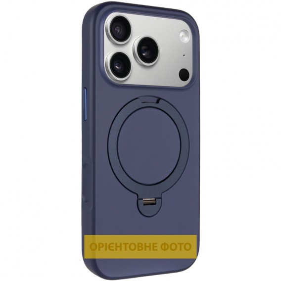 Чохол для iPhone 18 Pro Max / 17 Pro Max Ummi Colorful with MagSafe HQ Ring, TPU, темно-синій / Dark Blue