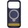 Чохол для iPhone 18 Pro Max / 17 Pro Max Ummi Colorful with MagSafe HQ Ring, TPU, темно-синій / Dark Blue