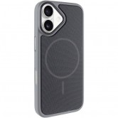 Чехол PC Textile Hybrid with Magnetic Fit для Apple iPhone 17 (6.3") Grey / Black Чехол PC Textile Hybrid with Magnetic Fit для Apple iPhone 17 (6.3") Grey / Black
