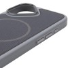 Чохол PC Textile Hybrid with Magnetic Fit для Apple iPhone 17 (6.3") Grey / Black