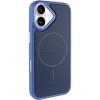 Чохол PC Textile Hybrid with Magnetic Fit для Apple iPhone 17 (6.3") Blue