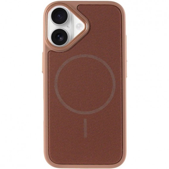Чохол PC Textile Hybrid with Magnetic Fit для Apple iPhone 17 (6.3") Desert Gold Чохол PC Textile Hybrid with Magnetic Fit для Apple iPhone 17 (6.3") Desert Gold