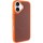 Чохол PC Textile Hybrid with Magnetic Fit для Apple iPhone 17 (6.3") Orange / Brown