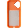Чохол PC Textile Hybrid with Magnetic Fit для Apple iPhone 17 (6.3") Orange / Brown