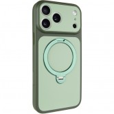 Чехол для iPhone 18 Pro Max / iPhone 17 Pro Max Ummi Full Camera with MagSafe HQ Ring, Зеленый / Green
