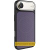 Чохол PC Textile Hybrid with Magnetic Fit для Apple iPhone 17 Air (6.5") Black / Purple