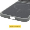 Чохол PC Textile Hybrid with Magnetic Fit для Apple iPhone 17 Air (6.5") Grey / Black