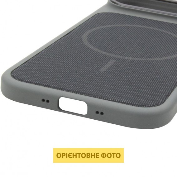 Чохол PC Textile Hybrid with Magnetic Fit для Apple iPhone 17 Air (6.5") Grey / Black Чохол PC Textile Hybrid with Magnetic Fit для Apple iPhone 17 Air (6.5") Grey / Black