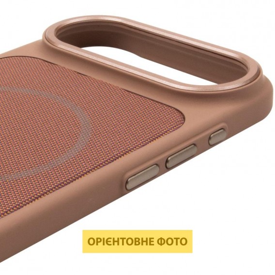 Чохол PC Textile Hybrid with Magnetic Fit для Apple iPhone 17 Air (6.5") Desert Gold
