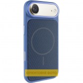 Чехол PC Textile Hybrid with Magnetic Fit для Apple iPhone 17 Air (6.5") Blue Чехол PC Textile Hybrid with Magnetic Fit для Apple iPhone 17 Air (6.5") Blue