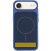 Чехол PC Textile Hybrid with Magnetic Fit для Apple iPhone 17 Air (6.5") Blue