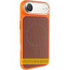 Чохол PC Textile Hybrid with Magnetic Fit для Apple iPhone 17 Air (6.5") Orange / Brown