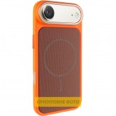 Чехол PC Textile Hybrid with Magnetic Fit для Apple iPhone 17 Air (6.5") Orange / Brown