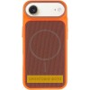 Чохол PC Textile Hybrid with Magnetic Fit для Apple iPhone 17 Air (6.5") Orange / Brown