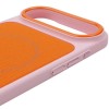 Чохол PC Textile Hybrid with Magnetic Fit для Apple iPhone 17 Air (6.5") Pink / Orange