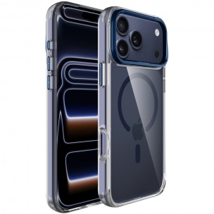 Чохол для iPhone 18 Pro / iPhone 17 Pro TPU Space Case Apex with MagSafe Navy Blue Чохол для iPhone 18 Pro / iPhone 17 Pro TPU Space Case Apex with MagSafe Navy Blue
