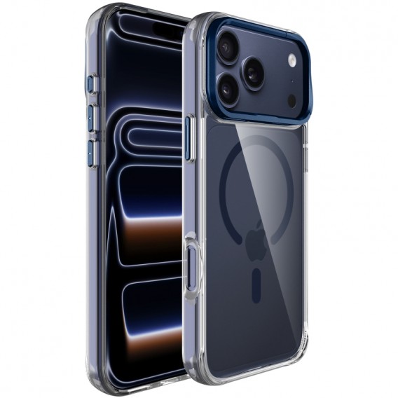 Чехол для iPhone 18 Pro / iPhone 17 Pro TPU Space Case Apex with MagSafe Navy Blue